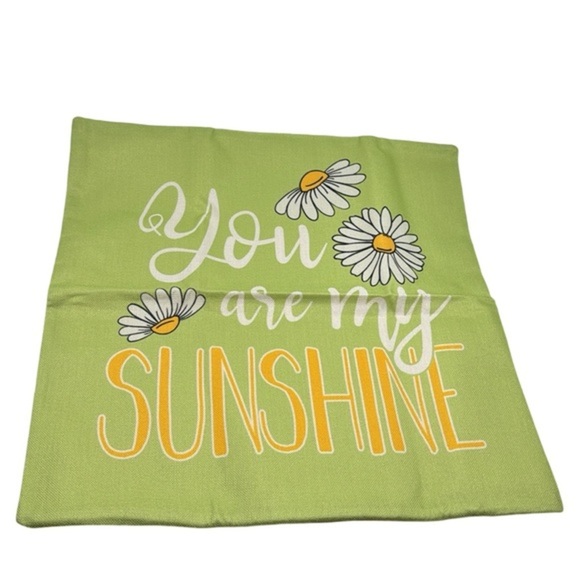 Green Floral‎ Outdoor Throw Pillow Covers - Set of 4 - Picture 3 of 12